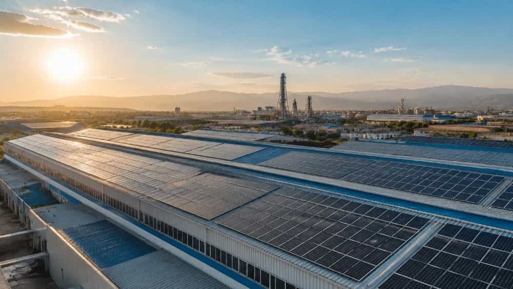 پنل خورشیدی صنعتی در اراک برای کارخانه‌ها و کارگاه‌ها